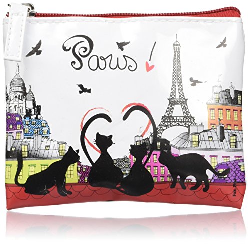 FoxTrot 7402TOIT Porte Monnaie Motif Chat Paris...