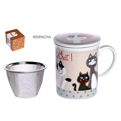 FOX TROT - 9039NCHA - MUG EN PORCELAINE + INFUS...