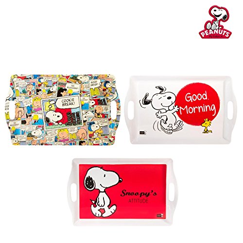 Plateau Snoopy en mélamine - Modèles divers