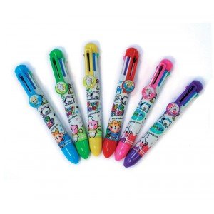 - lot de 6 stylos 8 couleurs