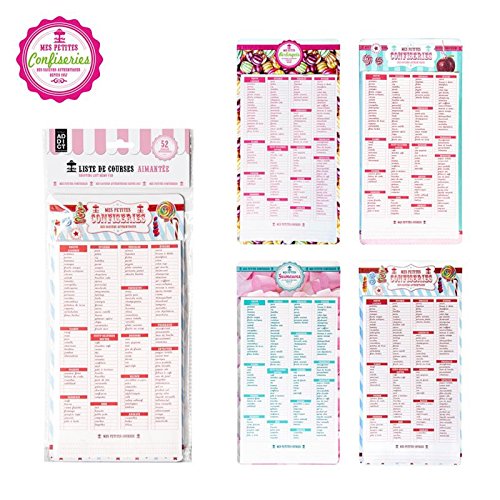 LE MEMO LISTE DE COURSES AIMANTE /CUPCAKE