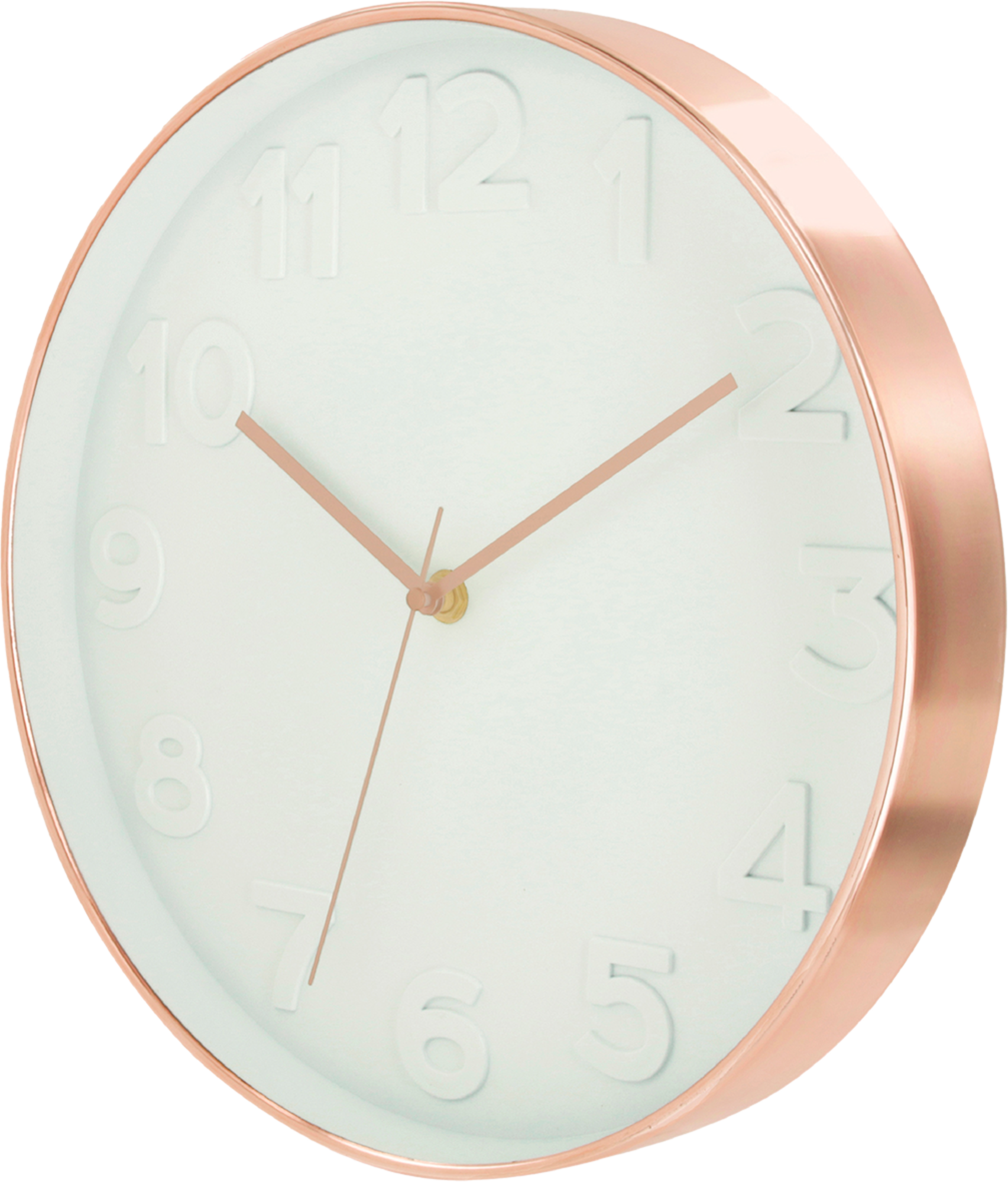 HORLOGE RONDE CUIVRÉE