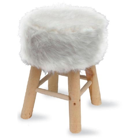  TABOURET FAUSSE FOURRURE code EAN 3561864337536 