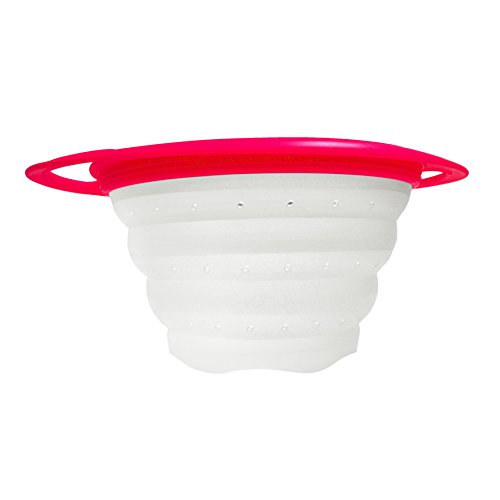Kb5094 passoire rétractable silicone noir/rouge...