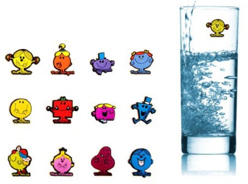 Marque verre Monsieur Madame PVC / étui de 12