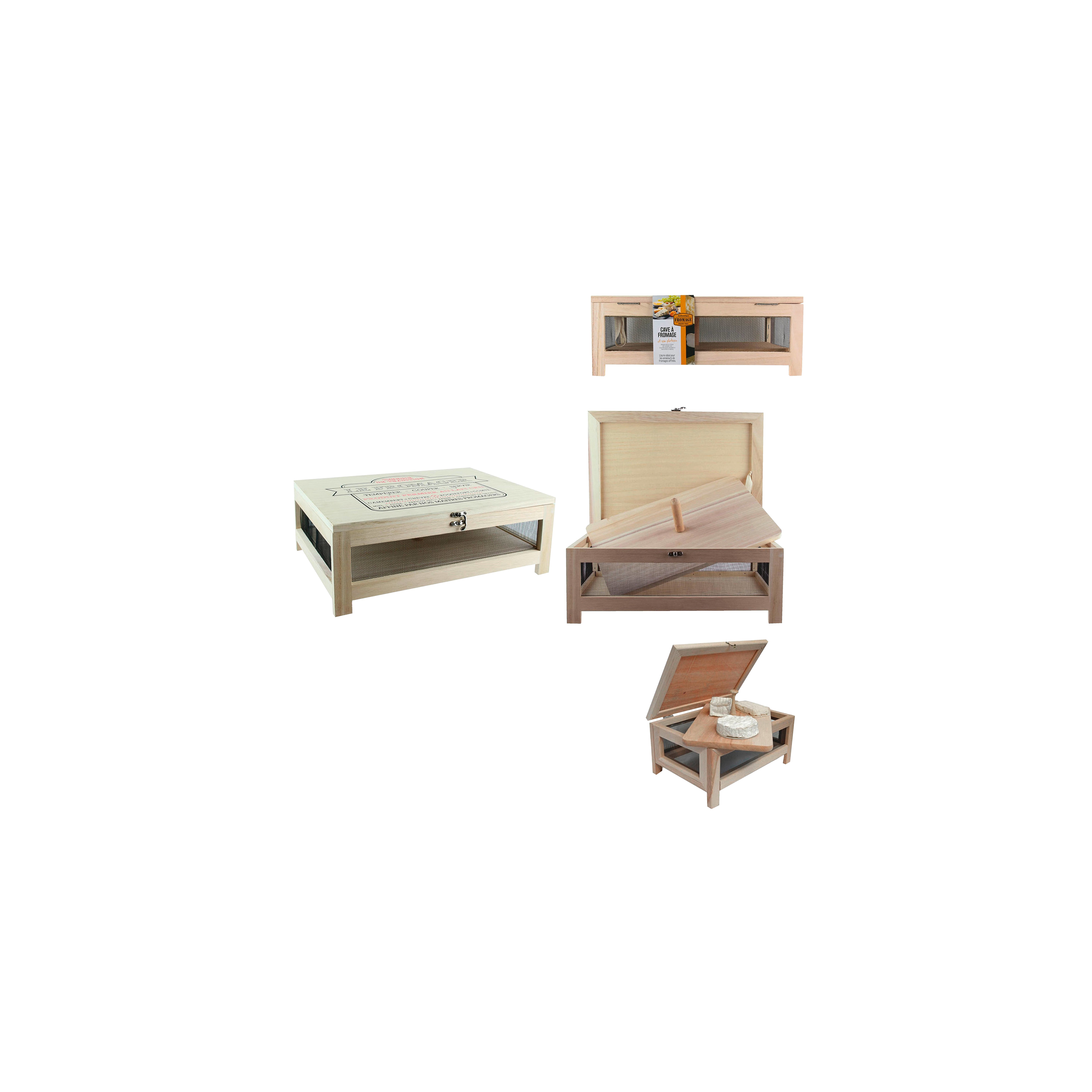 Cave à fromages avec plateau