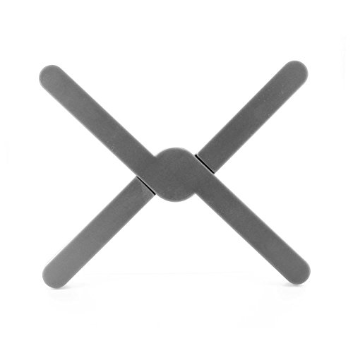 Dessous de plat pliable en silicone - Gris