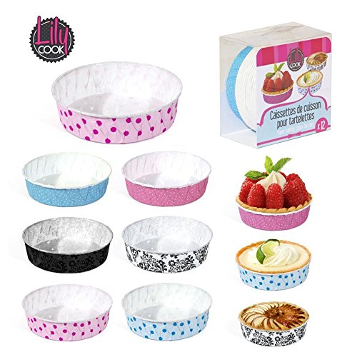 12 CAISSETTES DE CUISSON TARTELETTE