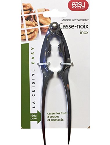 CASSE NOIX NOISETTE INOX 15 CM USTENSILE CUISINE