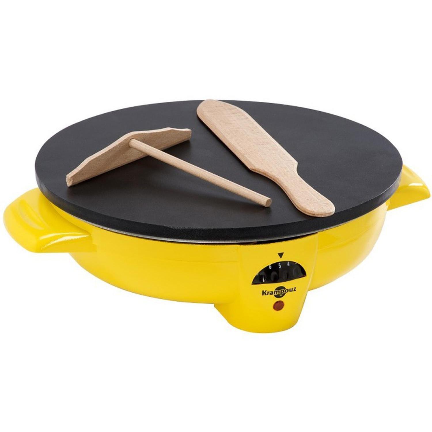 Crêpière électrique CEEPE1AO jaune KRAMPOUZ