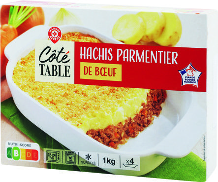 HACHIS PARMENTIER SURGELÉS “COTE TABLE”