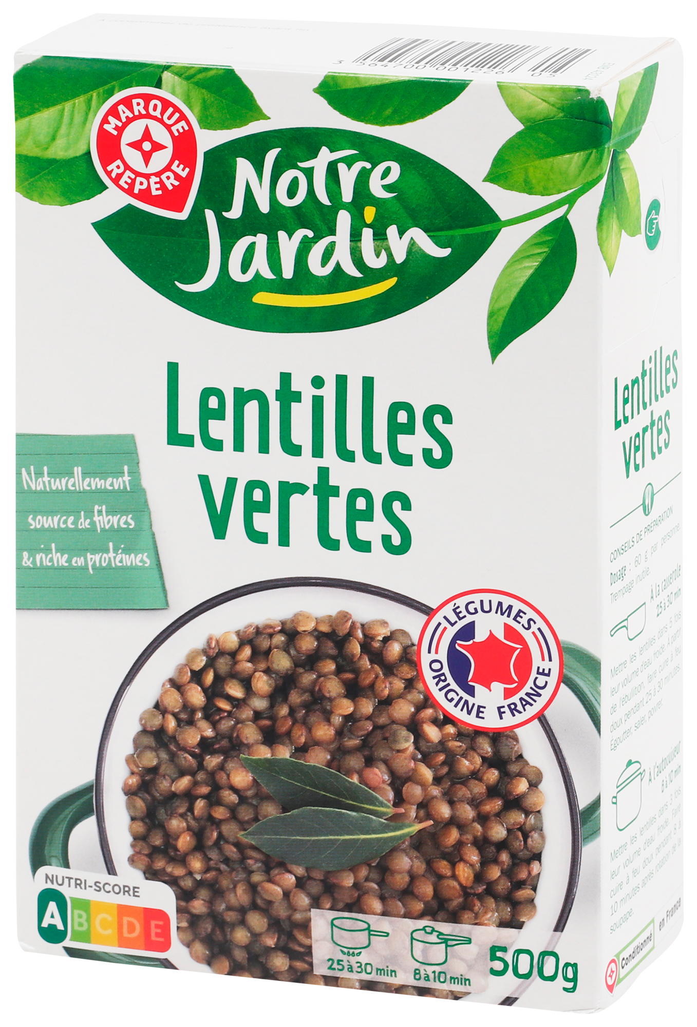 LENTILLES VERTES 