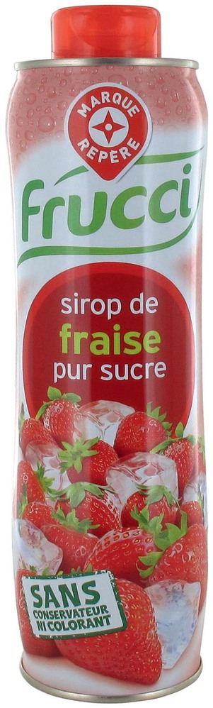 MR2 SIROP DE FRAISE “FRUCCI”(2) code EAN 3564700003206 