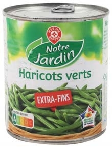 HARICOTS VERTS EXTRA FINS 
