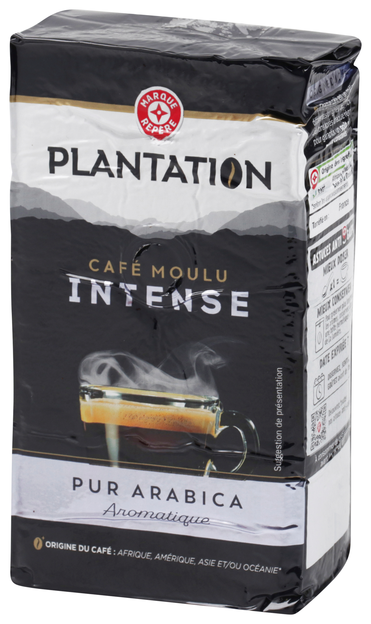 PLANTATION SUR LES PRODUITS PRÉSENTS EN MAGASIN DE LA GAMME CAFÉS MOULUS "PLANTATION" code EAN 3564700010358 