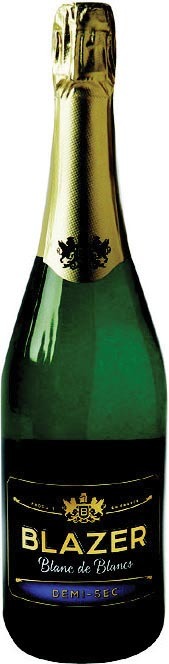 VIN MOUSSEUX DE QUALITÉ BLANC DE BLANCS DEMI-SE...