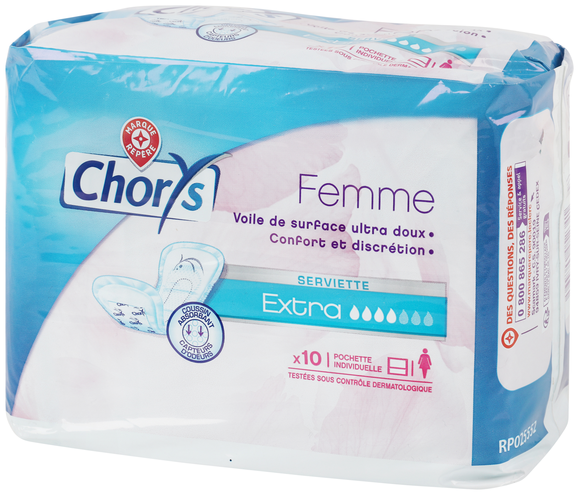 SERVIETTES INCONTINENCE 3564700052341 CHORYS SERVIETTES INCONTINENCE 3564700052341 CHORYS