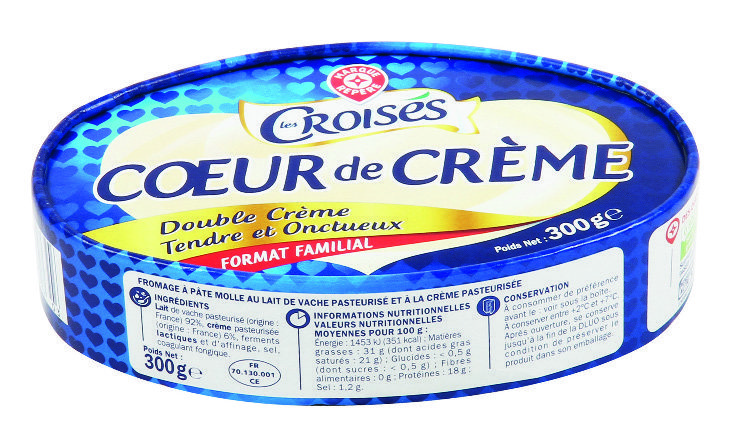 COEUR DE CRÈME 31% MAT.GR.** “LES CROISÉS”