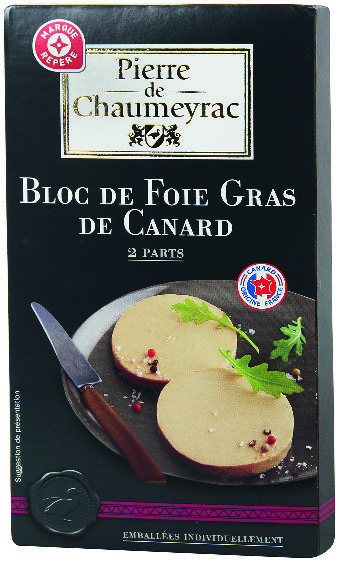 Bloc de foie gras de canard