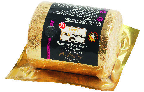 BLOC DE FOIE GRAS DE CANARD DU SUD-OUEST AVEC MORCEAUX “PIERRE DE CHAUMEYRAC” 3564700083666 MR2 BLOC DE FOIE GRAS DE CANARD DU SUD-OUEST AVEC MORCEAUX “PIERRE DE CHAUMEYRAC” 3564700083666 MR2