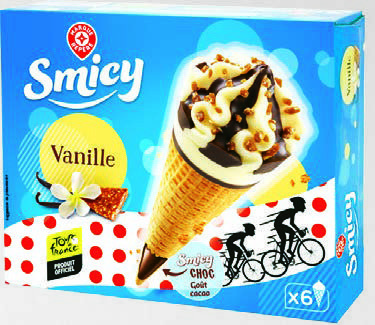 6 CÔNES À LA VANILLE “SMICY”