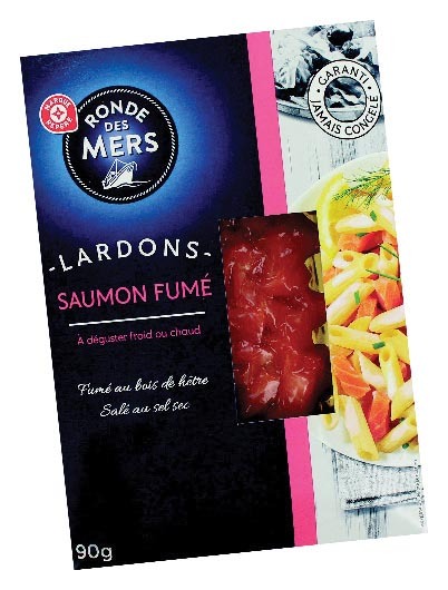LARDONS DE SAUMON FUMÉ “RONDE DES MERS”