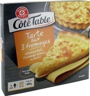 TARTE AUX 3 FROMAGES SURGELÉE “CÔTÉ TABLE”**