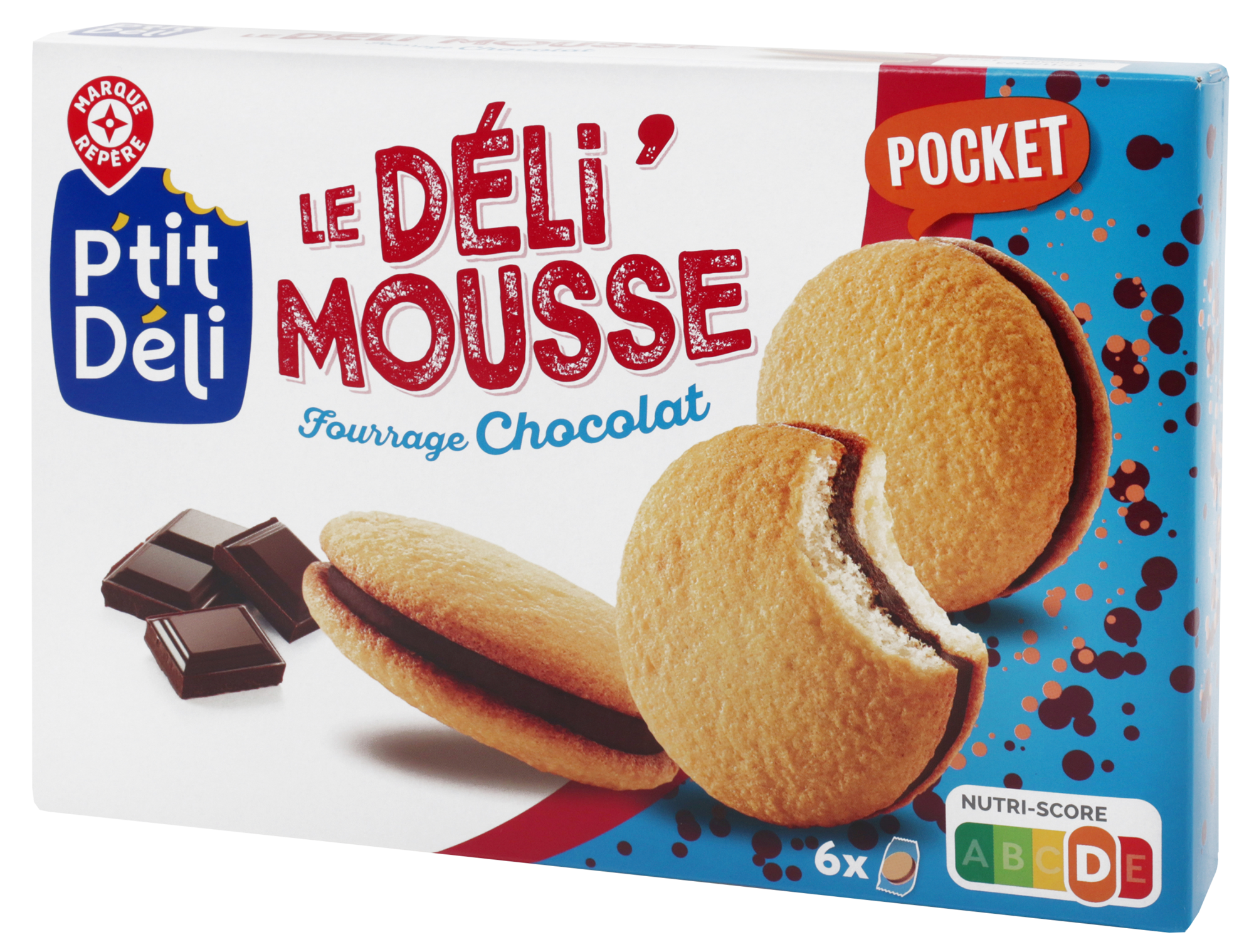 BISCUIT MOELLEUX MOUSSE CHOCOLAT