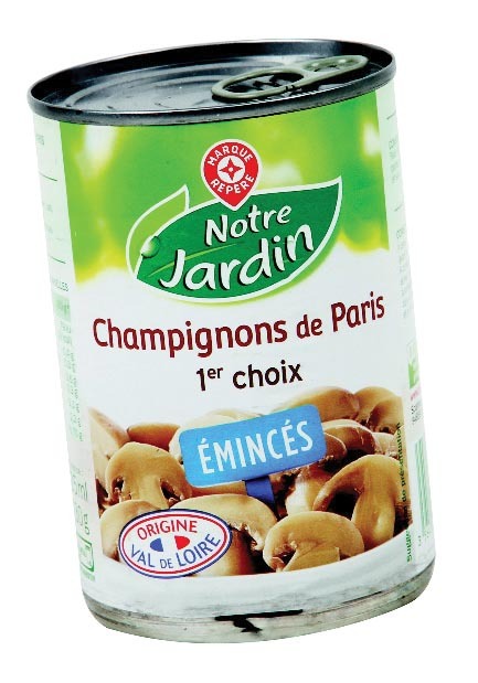 CHAMPIGNONS DE PARIS ÉMINCÉS