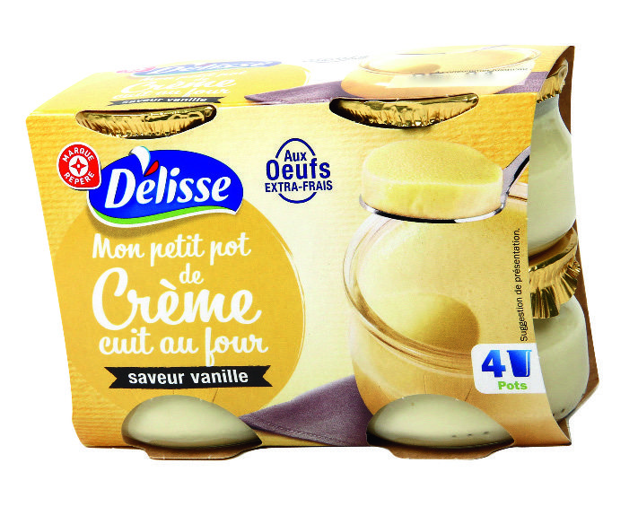 MR2 PETIT POT DE CRÈME SAVEUR VANILLE “DÉLISSE” code EAN 3564700198216 