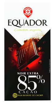 MR2 TABLETTES CHOCOLAT NOIR “EQUADOR” code EAN 3564700257647 