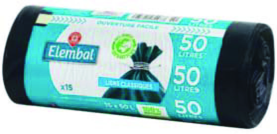 MR2 SAC POUBELLE À LIENS “ELEMBAL” code EAN 3564700280973 