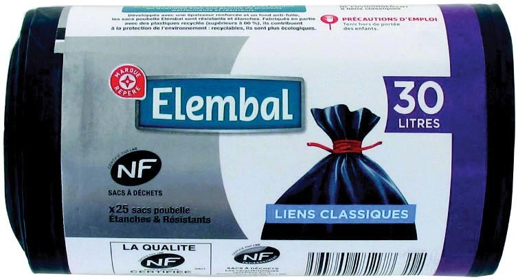 SACS POUBELLE LIENS CLASSIQUES 