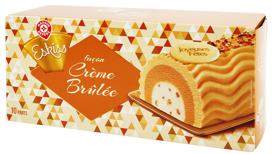 BÛCHE FAÇON CRÈME BRÛLÉE “ESKISS”