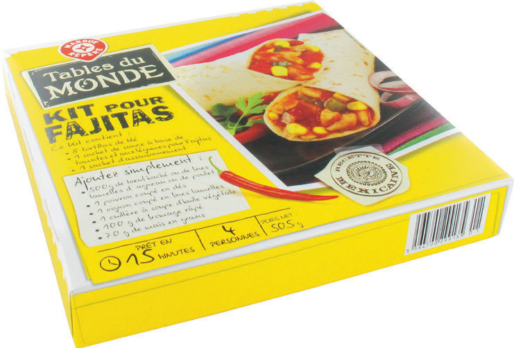 KIT POUR FAJITAS “TABLES DU MONDE” 3564700299135 MR2