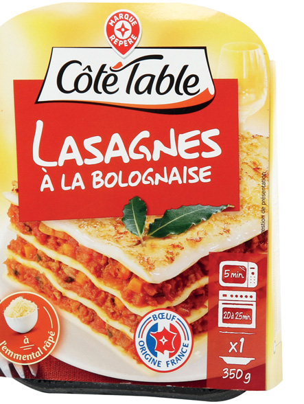 LASAGNES À LA BOLOGNAISE 