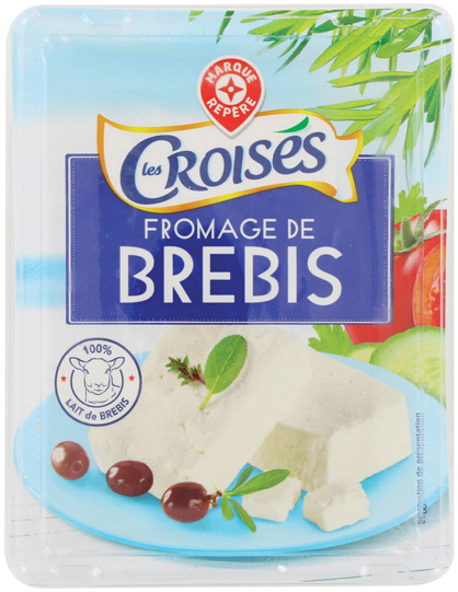 FROMAGE DE BREBIS EN TRANCHE 23% MAT.GR.** 