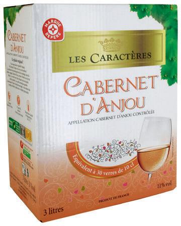 A.O.C.(1) CABERNET D’ANJOU BAG IN BOX®(2) “LES CARACTÈRES” 3564700338889 MR2 A.O.C.(1) CABERNET D’ANJOU BAG IN BOX®(2) “LES CARACTÈRES” 3564700338889 MR2
