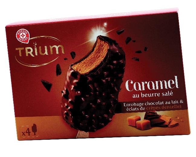  4 BÂTONNETS CARAMEL AU BEURRE SALÉ “TRIUM”*