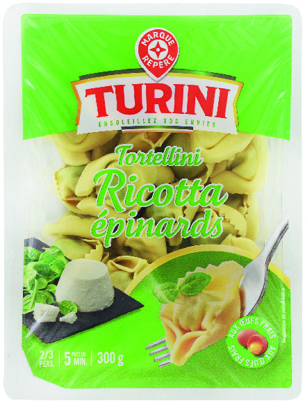 MR2 TORTELLINI RICOTTA EPINARDS “TURINI” code EAN 3564700391914 