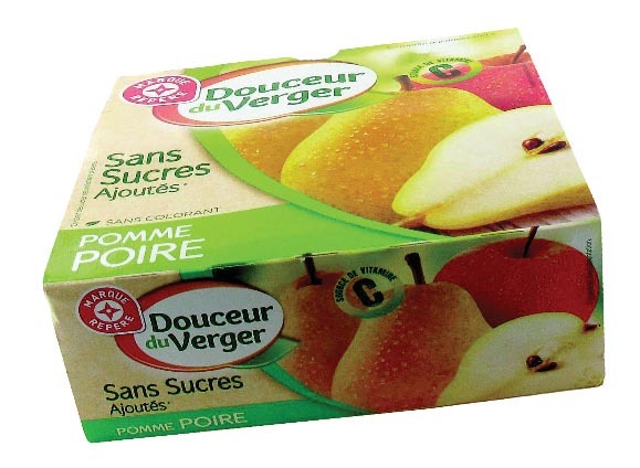 SPÉCIALITÉ DE FRUITS POMME-POIRE SANS SUCRES AJ...