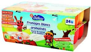 MR2 FROMAGES BLANCS AROMATISÉS "DÉLISSE" code EAN 3564700400241 