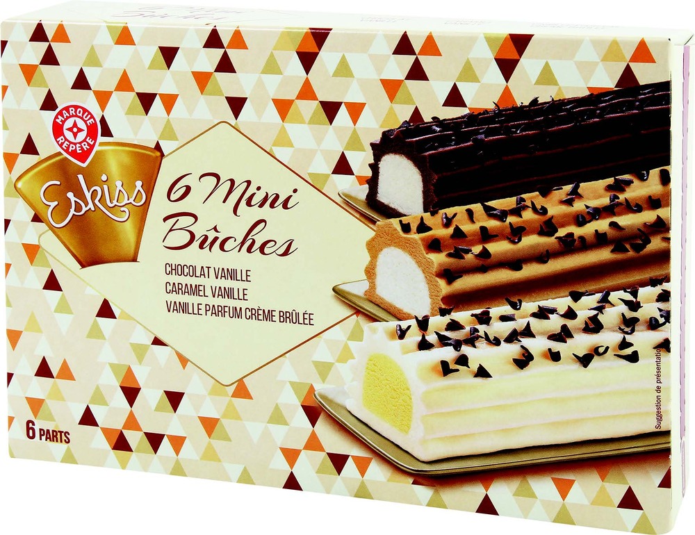 ASSORTIMENT 6 MINI BÛCHES GLACÉES À LA VANILLE ...