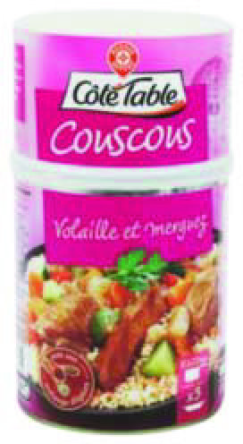 MR2 COUSCOUS VOLAILLE MERGUEZ “CÔTÉ TABLE” code EAN 3564700449608 