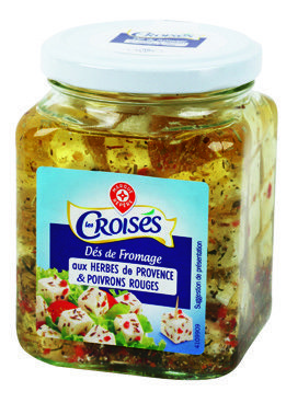 Dés de fromage aux herbes