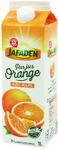 PUR JUS D’ORANGE AVEC PULPE RÉFRIGÉRÉ “JAFADEN”