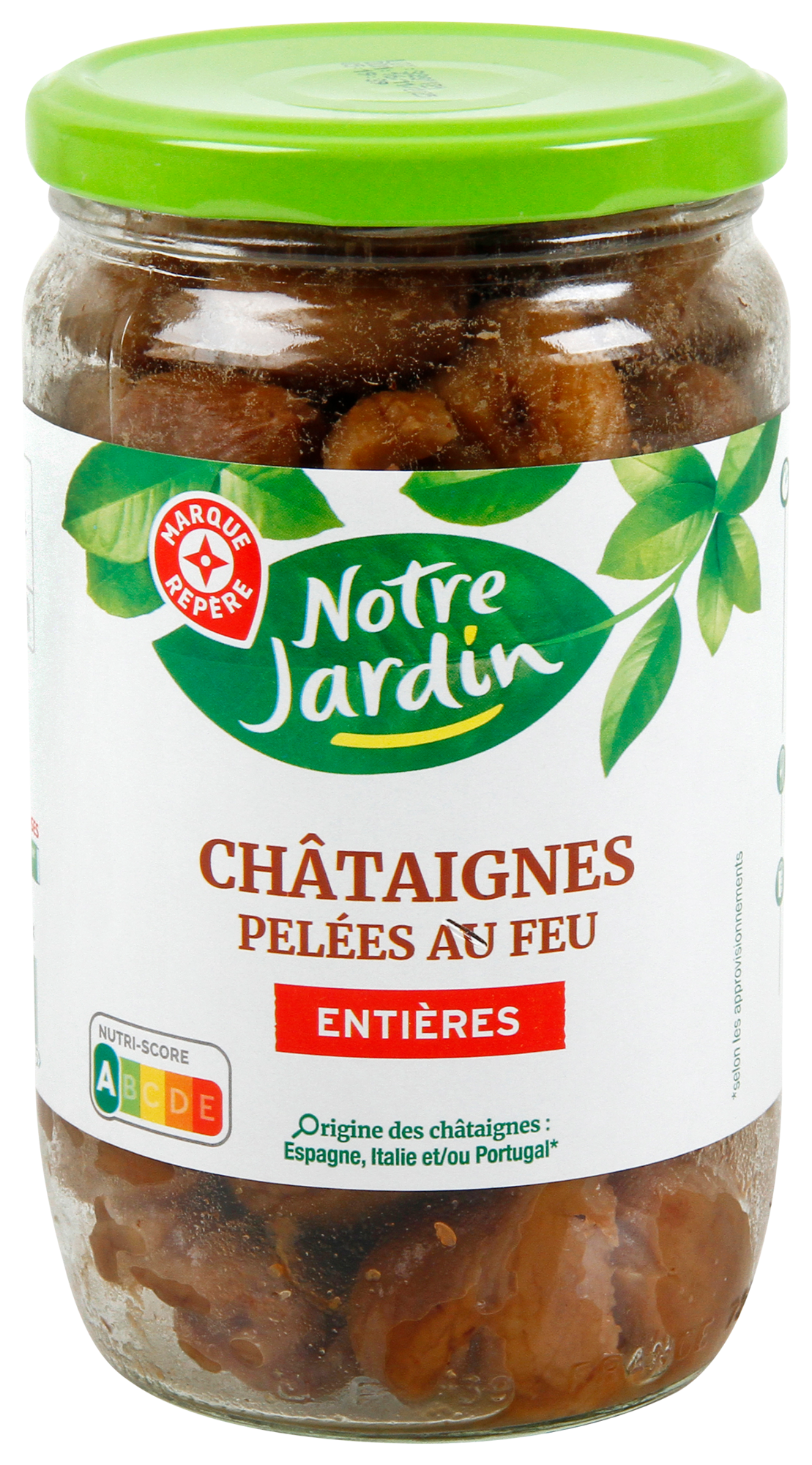 CHÂTAIGNES ENTIÈRES PELÉES AU FEU 3564700514047 NOTRE JARDIN CHÂTAIGNES ENTIÈRES PELÉES AU FEU 3564700514047 NOTRE JARDIN