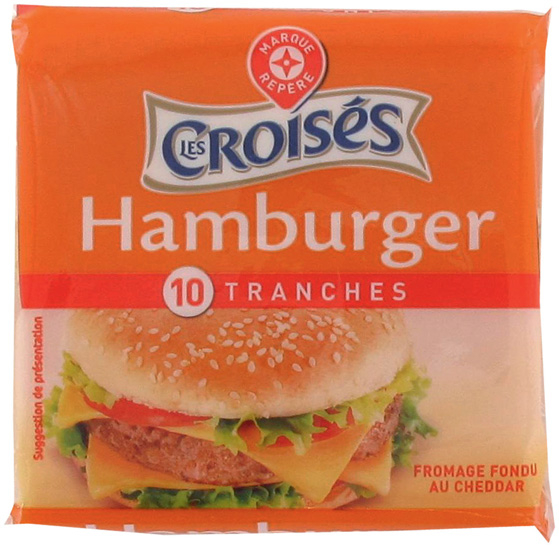 10 TRANCHES DE FROMAGE FONDU 18% MAT. GR.* “LES...