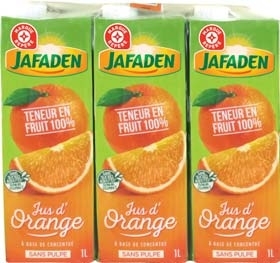 JUS D’ORANGE SANS PULPE “JAFADEN”