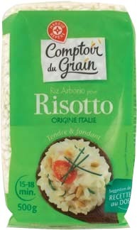RIZ ARBORIO SPÉCIAL RISOTTO “COMPTOIR DU GRAIN”*